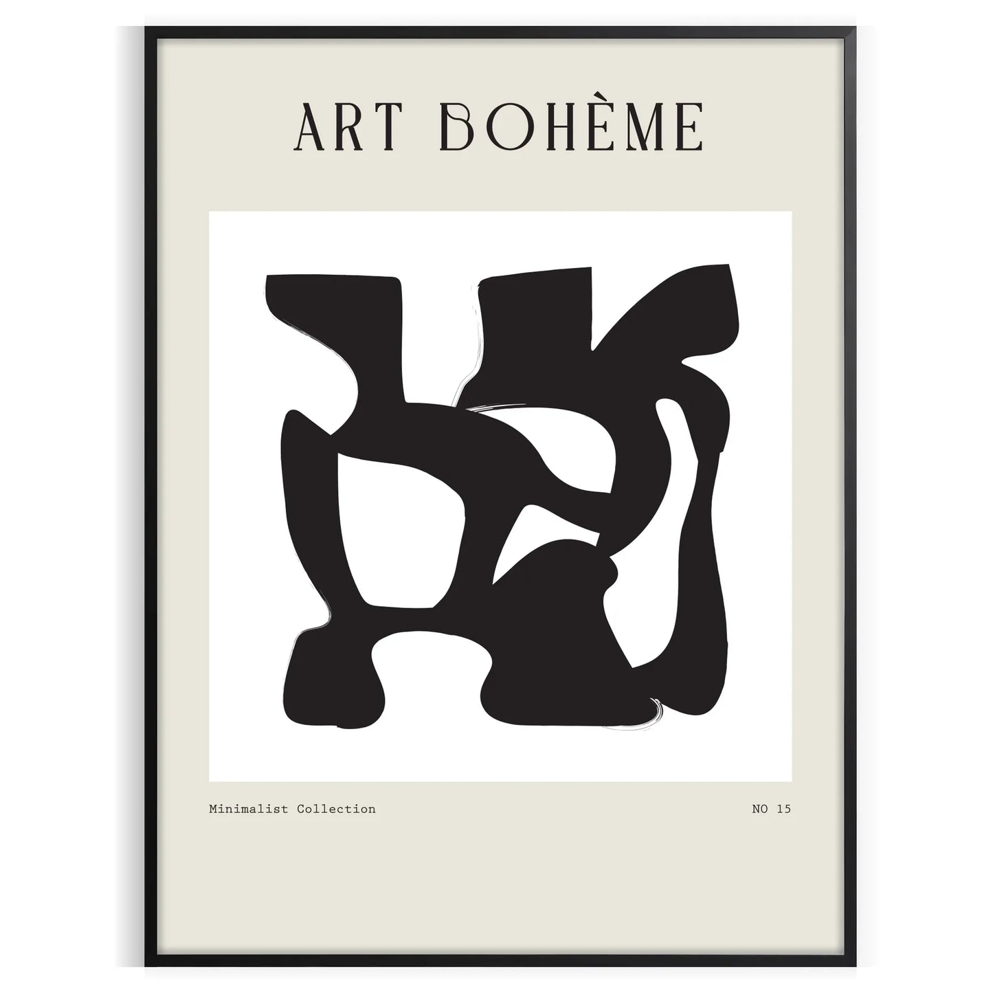 space shape bohemian poster palette gray black captivating piece wall art ideal gift modern touch décor standalone print perfect enthusiast collection