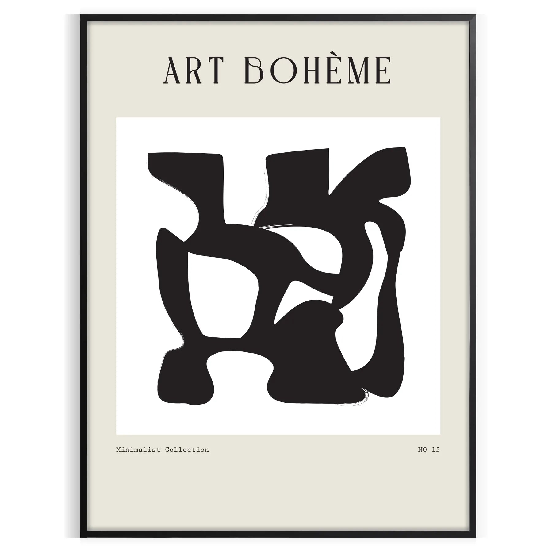 space shape bohemian poster palette gray black captivating piece wall art ideal gift modern touch décor standalone print perfect enthusiast collection