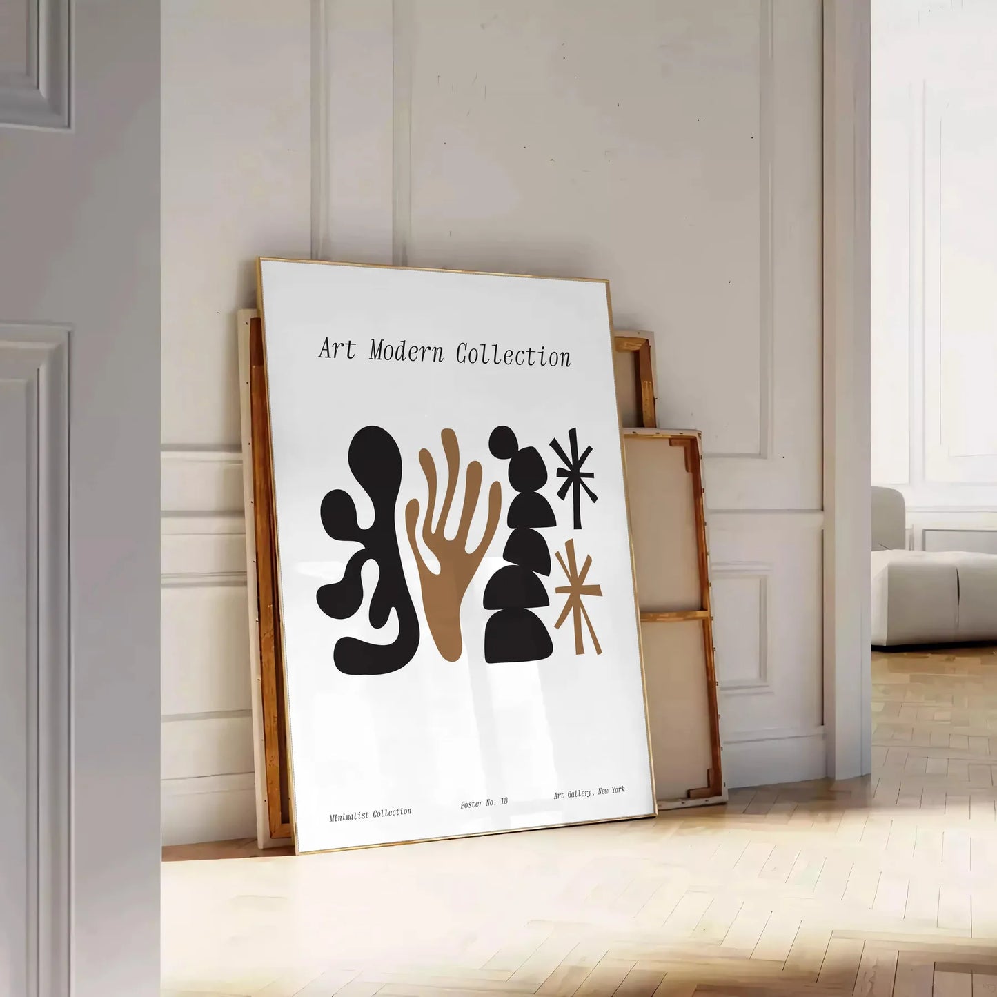 space Shape Bohemian poster stunning gray black palette captivating wall art perfect gift touch elegance decor standalone print addition collection