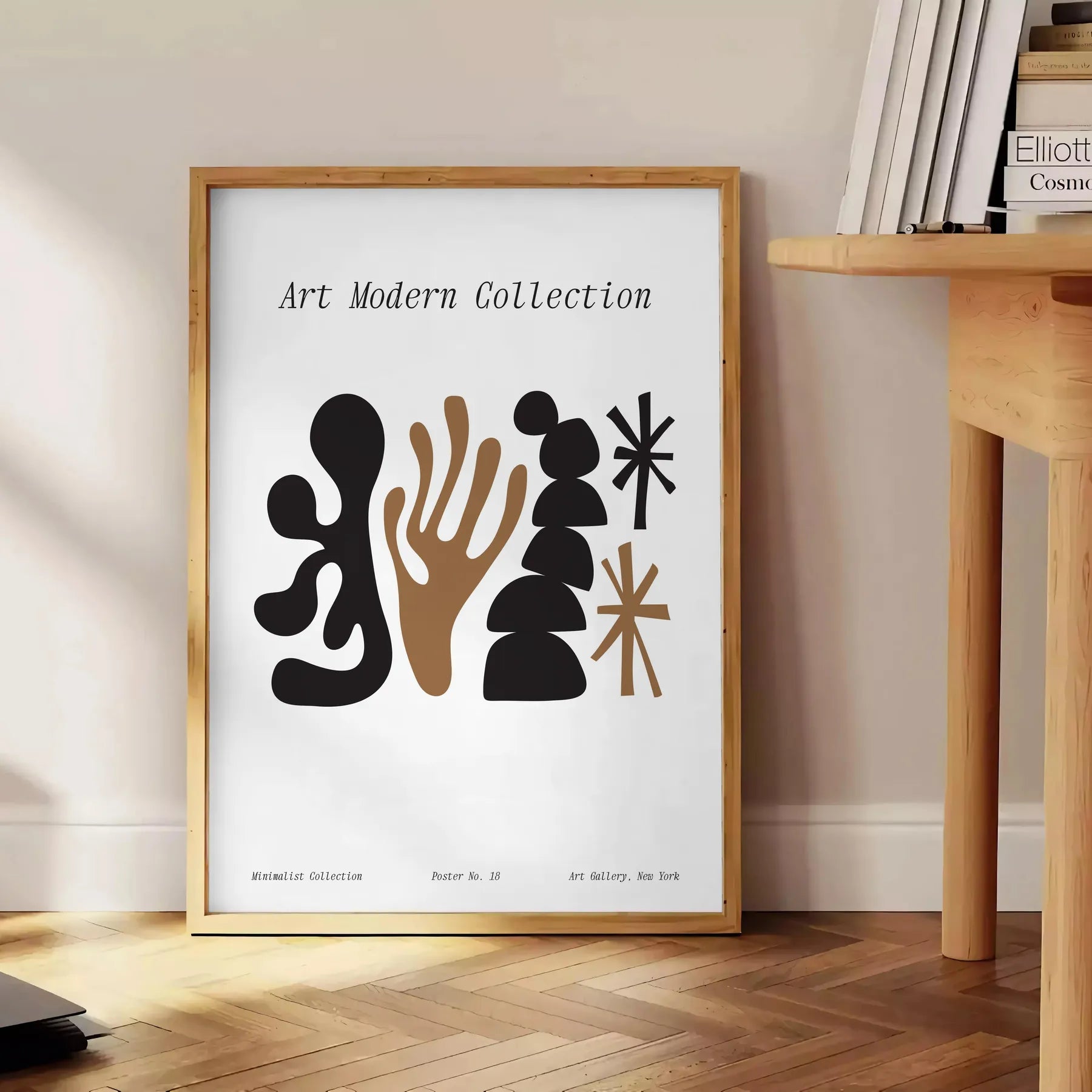 space Shape Bohemian poster stunning gray black palette captivating wall art perfect gift touch elegance decor standalone print addition collection