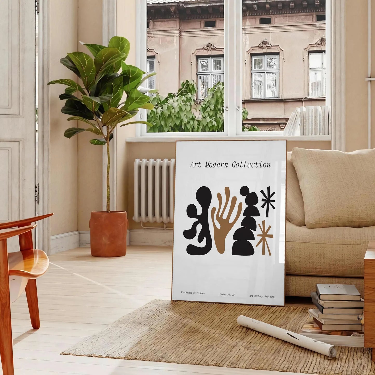 space Shape Bohemian poster stunning gray black palette captivating wall art perfect gift touch elegance decor standalone print addition collection