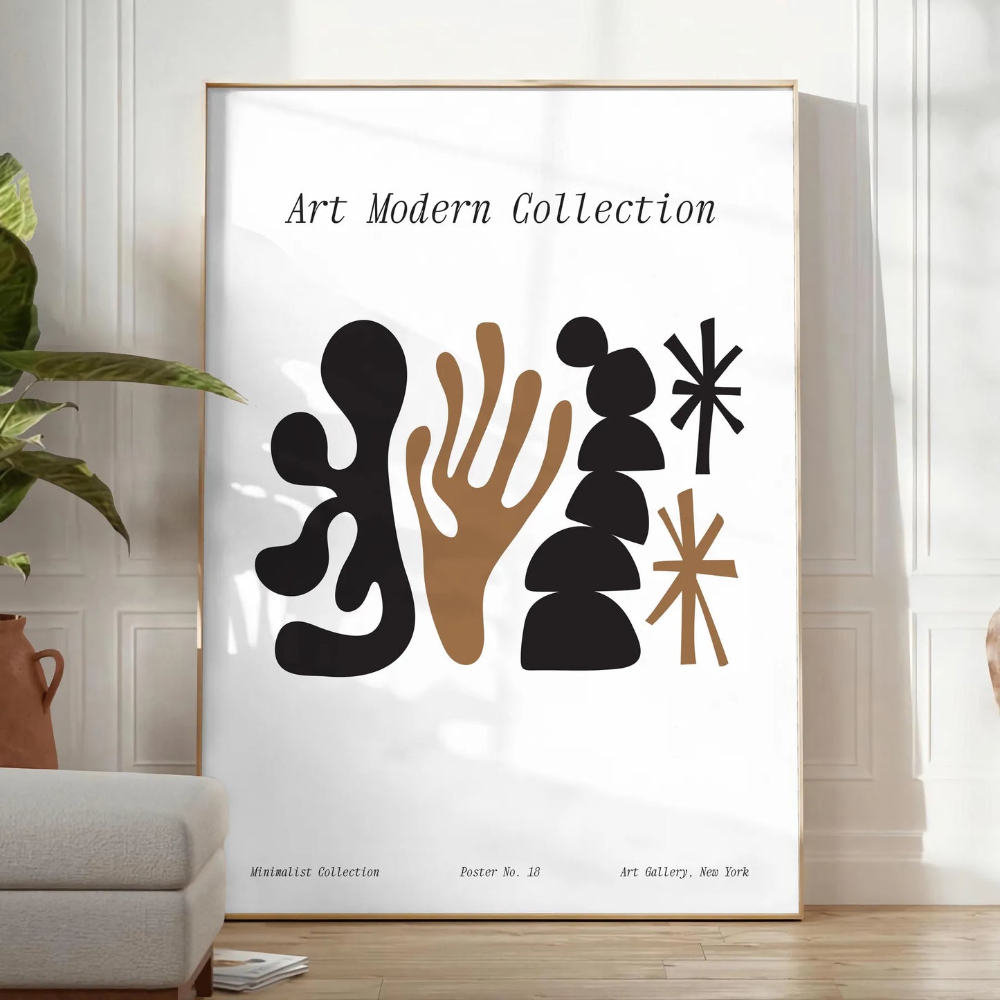 space Shape Bohemian poster stunning gray black palette captivating wall art perfect gift touch elegance decor standalone print addition collection