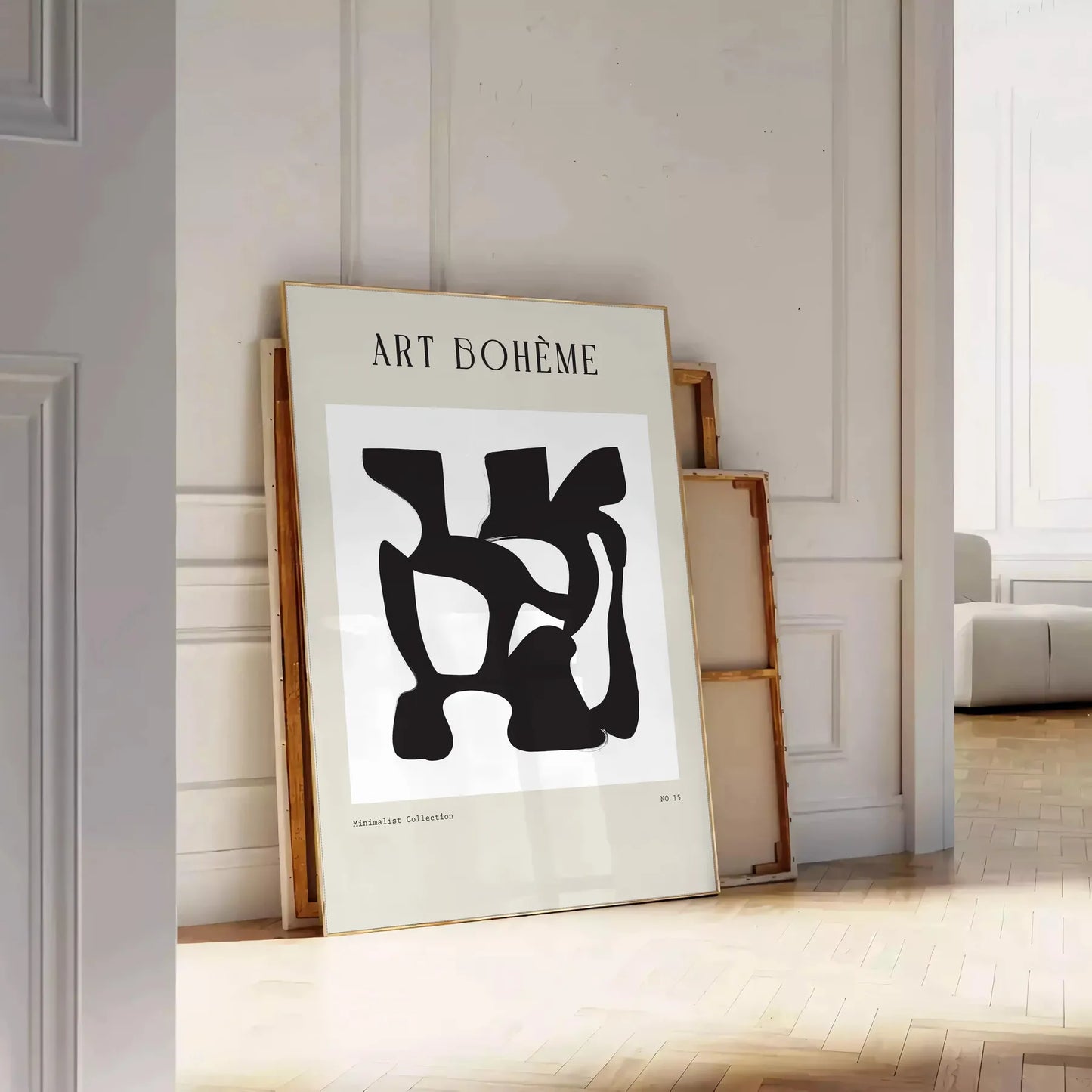 space shape bohemian poster palette gray black captivating piece wall art ideal gift modern touch décor standalone print perfect enthusiast collection