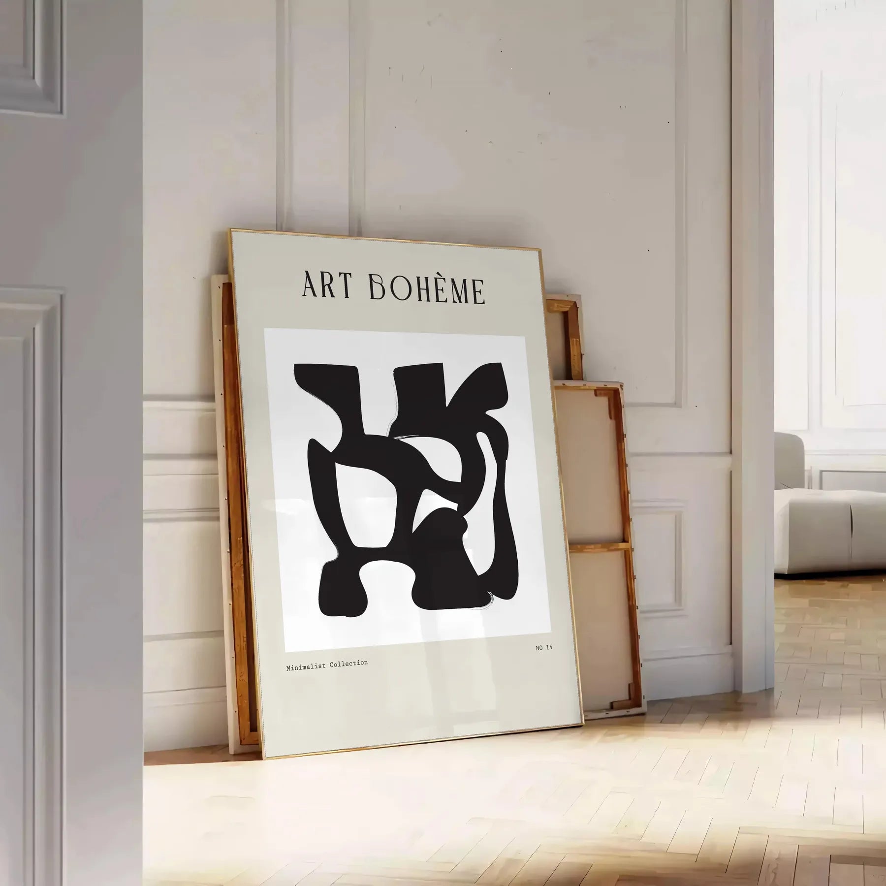 space shape bohemian poster palette gray black captivating piece wall art ideal gift modern touch décor standalone print perfect enthusiast collection