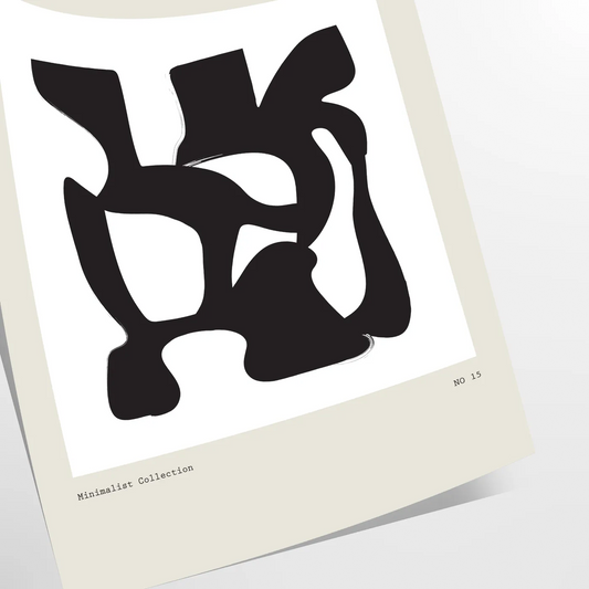 space shape bohemian poster palette gray black captivating piece wall art ideal gift modern touch décor standalone print perfect enthusiast collection