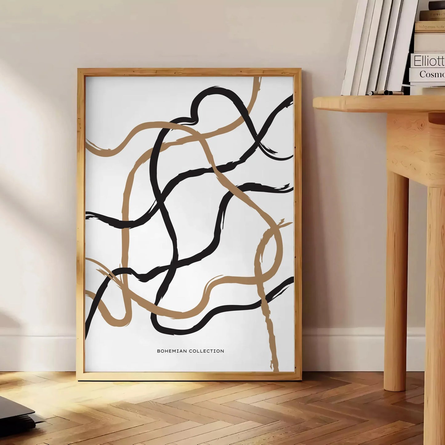 space stunning boho wall art prints shape poster chic gray black blends modern elegance artistic flair home decor unique gift artwork timeless addition alone print