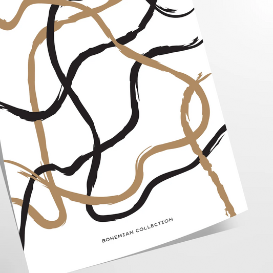 space stunning boho wall art prints shape poster chic gray black blends modern elegance artistic flair home decor unique gift artwork timeless addition alone print