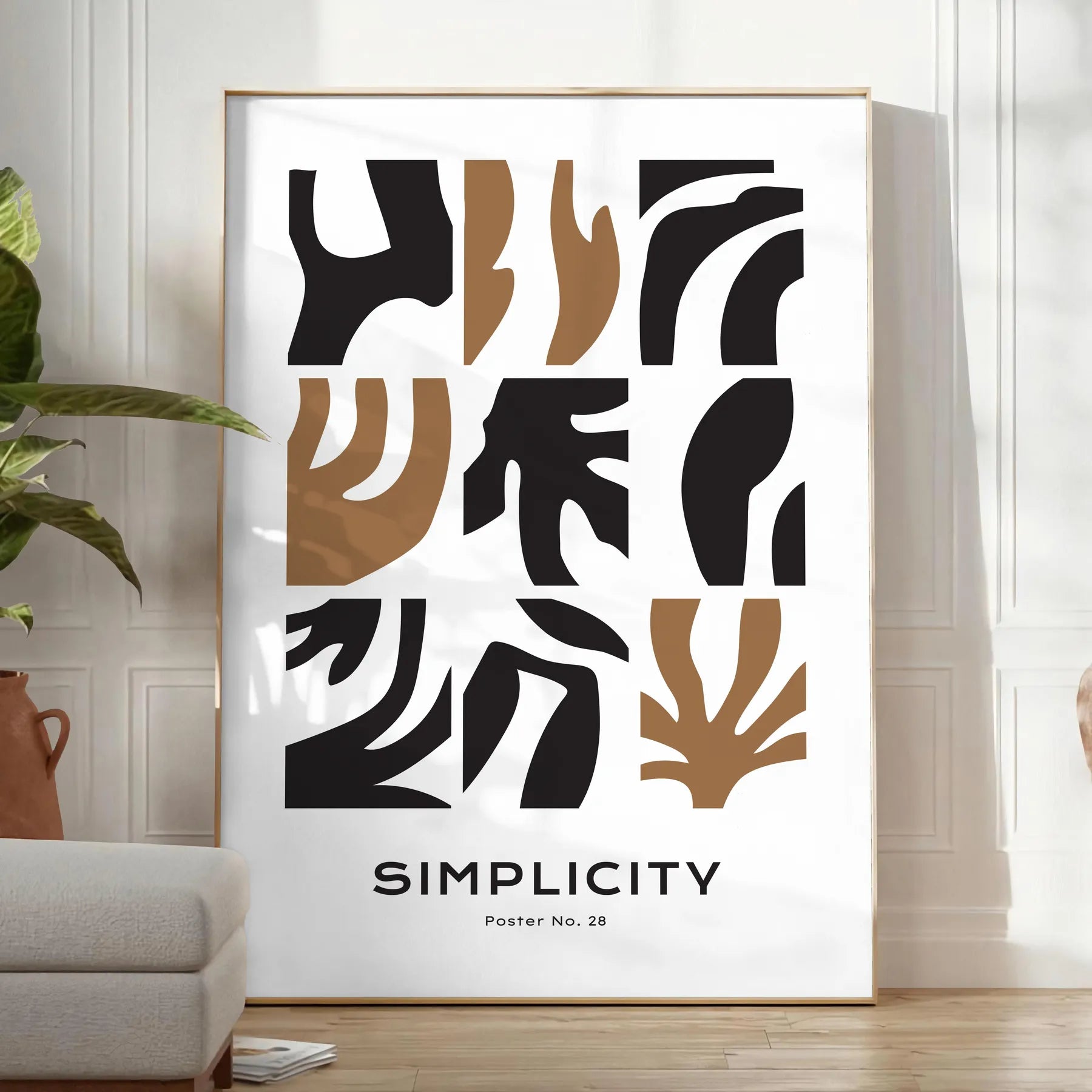 space boho wall art stylish shape designs chic shades gray black captivating poster perfect gift lovers touch modern elegance decor artwork standalone print