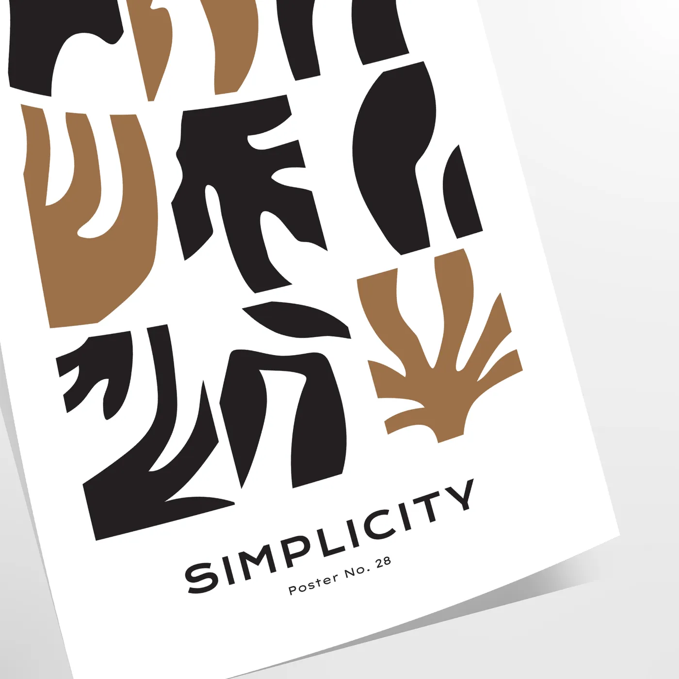 space boho wall art stylish shape designs chic shades gray black captivating poster perfect gift lovers touch modern elegance decor artwork standalone print