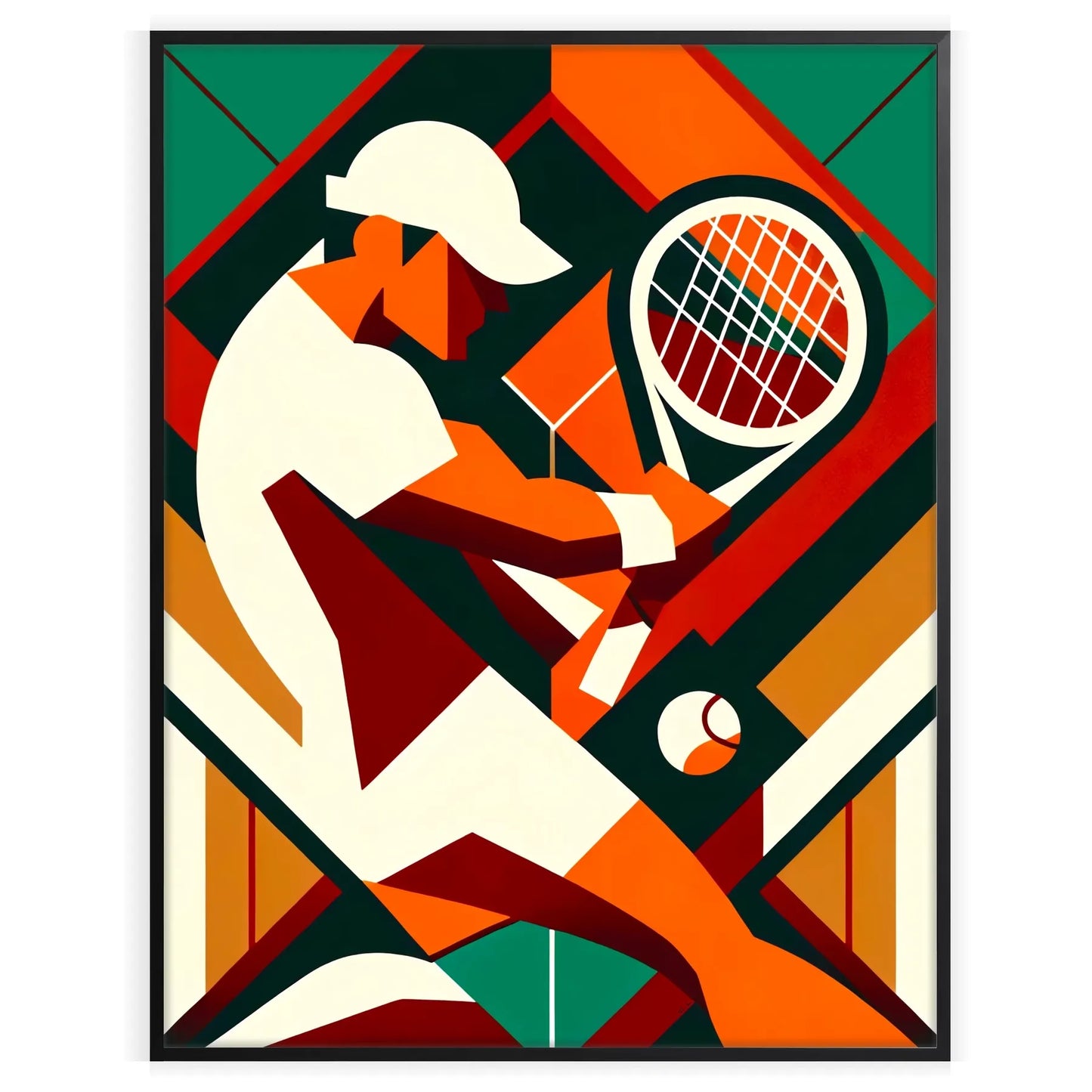 Classic Vintage tennis design capturing the spirit of global Grand Slam tournament